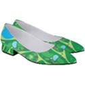 Golf Course Par Golf Course Green Women s Low Heels View3