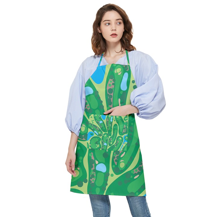 Golf Course Par Golf Course Green Pocket Apron