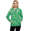 Golf Course Par Golf Course Green Women s Lightweight Drawstring Hoodie View1