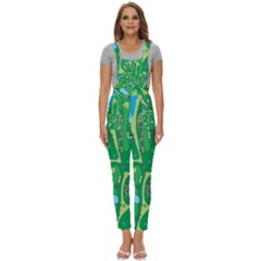 Golf Course Par Golf Course Green Women s Pinafore Overalls Jumpsuit by Cowasu