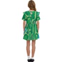 Golf Course Par Golf Course Green Kids  Frilly Sleeves Pocket Dress View4