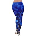 Blue Roses Flowers Plant Romance Blossom Bloom Nature Flora Petals Velvet Leggings View2