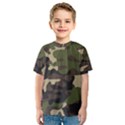 Texture Military Camouflage Repeats Seamless Army Green Hunting Kids  Sport Mesh Tee View1