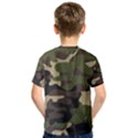 Texture Military Camouflage Repeats Seamless Army Green Hunting Kids  Sport Mesh Tee View2