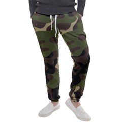 Texture Military Camouflage Repeats Seamless Army Green Hunting Men s Jogger Sweatpants by Cowasu