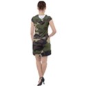 Texture Military Camouflage Repeats Seamless Army Green Hunting Drawstring Hooded Dress View2