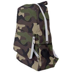 Texture Military Camouflage Repeats Seamless Army Green Hunting Travelers  Backpack by Cowasu