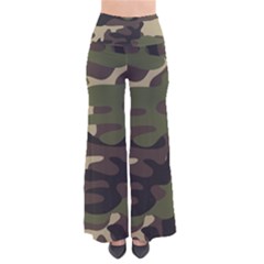 Texture Military Camouflage Repeats Seamless Army Green Hunting So Vintage Palazzo Pants by Cowasu