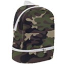 Texture Military Camouflage Repeats Seamless Army Green Hunting Zip Bottom Backpack View2