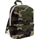 Texture Military Camouflage Repeats Seamless Army Green Hunting Zip Up Backpack View2