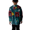 Seamless Pattern With Vehicles Building Road Kids  Hooded Windbreaker View2