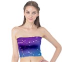 Realistic Night Sky With Constellations Tube Top View1