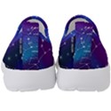 Realistic Night Sky With Constellations Kids  Slip On Sneakers View4