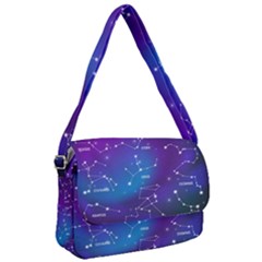 Realistic Night Sky With Constellations Courier Bag by Cowasu