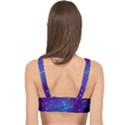 Realistic Night Sky With Constellations Cage Up Bikini Top View2