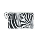 Animal Cute Pattern Art Zebra Canvas Cosmetic Bag (Small) View1