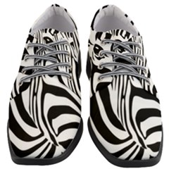 Animal Cute Pattern Art Zebra Women Heeled Oxford Shoes by Amaryn4rt