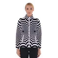 Spider Web Hypnotic Women s Bomber Jacket by Amaryn4rt