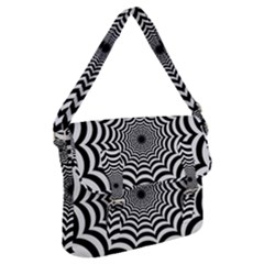 Spider Web Hypnotic Buckle Messenger Bag by Amaryn4rt