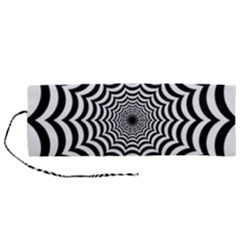 Spider Web Hypnotic Roll Up Canvas Pencil Holder (m) by Amaryn4rt