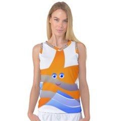 Beach Sea Shell Swimming Women s Basketball Tank Top