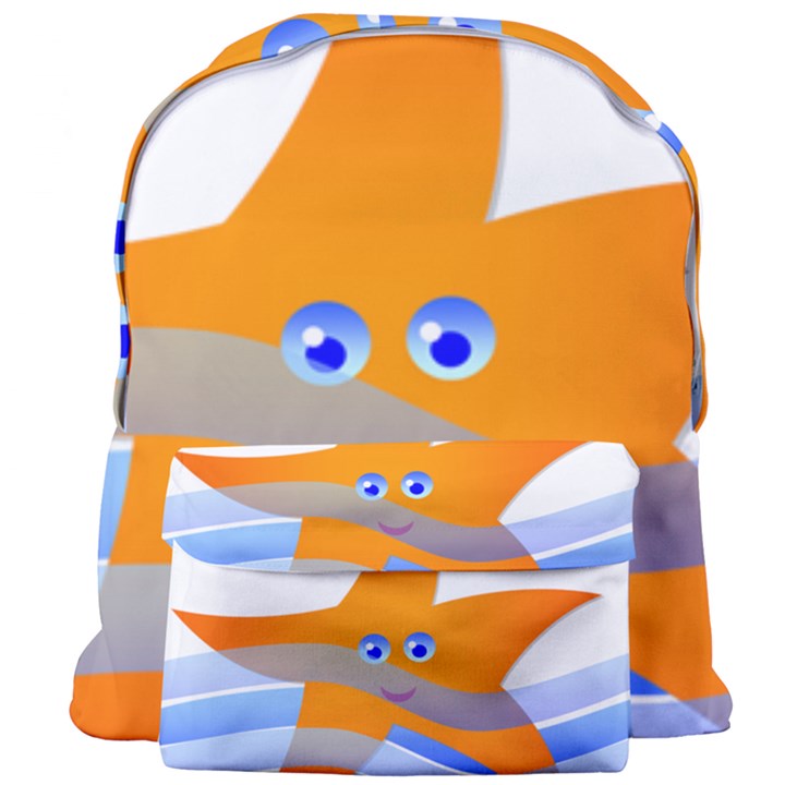 Beach Sea Shell Swimming Giant Full Print Backpack