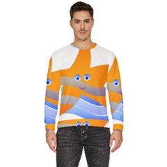 Beach Sea Shell Swimming Men s Fleece Sweatshirt