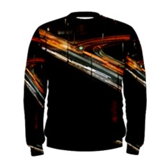 Highway Night Lighthouse Car Fast Men s Sweatshirt