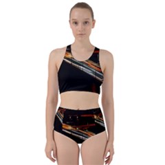 Highway Night Lighthouse Car Fast Racer Back Bikini Set