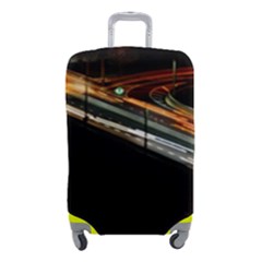 Highway Night Lighthouse Car Fast Luggage Cover (small) by Amaryn4rt