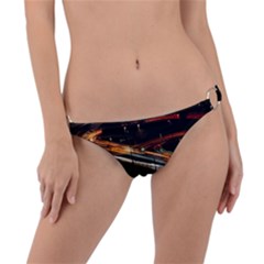 Highway Night Lighthouse Car Fast Ring Detail Bikini Bottoms by Amaryn4rt