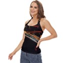 Highway Night Lighthouse Car Fast Basic Halter Top View2