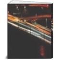 Highway Night Lighthouse Car Fast 8  x 10  Hardcover Notebook View2