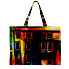 Architecture City Homes Window Zipper Mini Tote Bag by Amaryn4rt