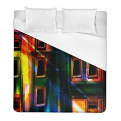 Architecture City Homes Window Duvet Cover (full/ Double Size) by Amaryn4rt