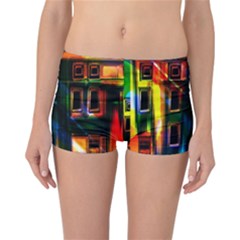 Architecture City Homes Window Reversible Boyleg Bikini Bottoms by Amaryn4rt