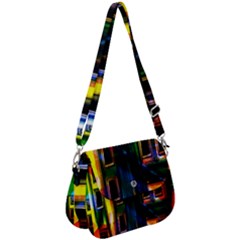 Architecture City Homes Window Saddle Handbag by Amaryn4rt