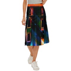 Architecture City Homes Window Midi Panel Skirt by Amaryn4rt