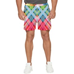 Graphics Colorful Colors Wallpaper Graphic Design Men s Runner Shorts by Amaryn4rt