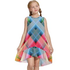 Graphics Colorful Colors Wallpaper Graphic Design Kids  Frill Swing Dress by Amaryn4rt