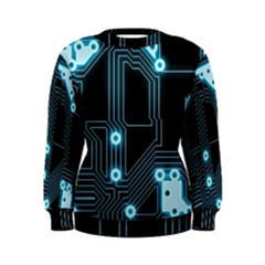 A Completely Seamless Background Design Circuitry Women s Sweatshirt by Amaryn4rt