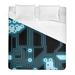 A Completely Seamless Background Design Circuitry Duvet Cover (full/ Double Size) by Amaryn4rt