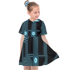 A Completely Seamless Background Design Circuitry Kids  Sailor Dress by Amaryn4rt