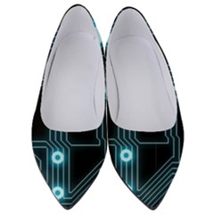 A Completely Seamless Background Design Circuitry Women s Low Heels by Amaryn4rt