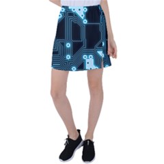 A Completely Seamless Background Design Circuitry Tennis Skirt by Amaryn4rt