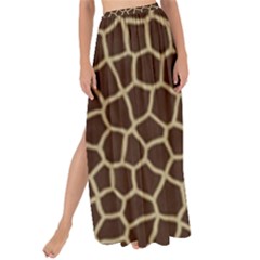 Giraffe Animal Print Skin Fur Maxi Chiffon Tie-up Sarong by Amaryn4rt