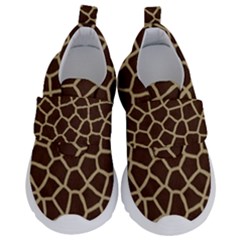 Giraffe Animal Print Skin Fur Kids  Velcro No Lace Shoes by Amaryn4rt