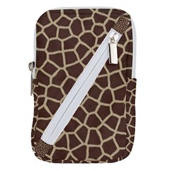 Giraffe Animal Print Skin Fur Belt Pouch Bag (large) by Amaryn4rt