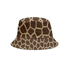 Giraffe Animal Print Skin Fur Bucket Hat (kids) by Amaryn4rt