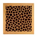 Giraffe Animal Print Skin Fur Wood Photo Frame Cube View2